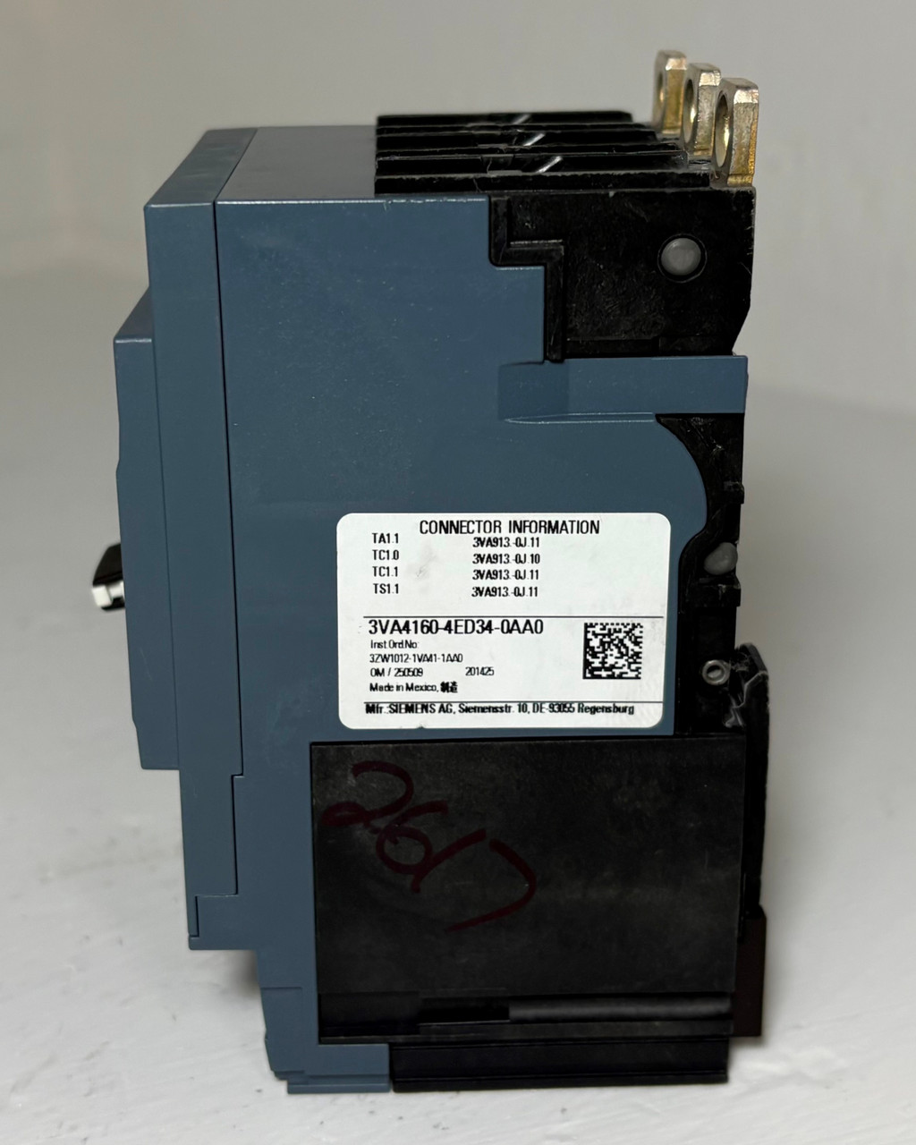 NEW Siemens 3VA4 125A Circuit Breaker w 60 Amp Trip 3VA4160-4ED34-0AA0 125S NNB (EM5877-1)