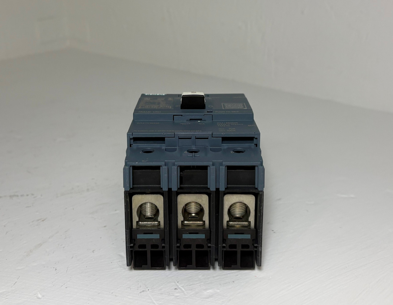 NEW Siemens 3VA4 125H Circuit Breaker w/ 70 Amp Trip 3VA4170-6ED34-0AA0 125H NNB (EM5878-1)