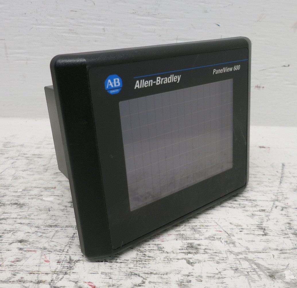 Allen Bradley 2711-T6C8L1 Ser B FRN 4.48 PanelView 600 Terminal Screen Touch HMI (DW8048-1)
