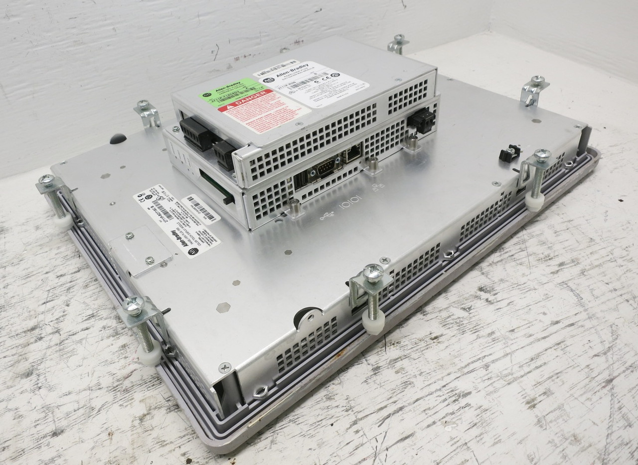 Allen Bradley 2711P-T15C6D2 Ser A PanelView Plus 1500 Touch HMI 2711P-RN6 RDT15C (DW8046-2)
