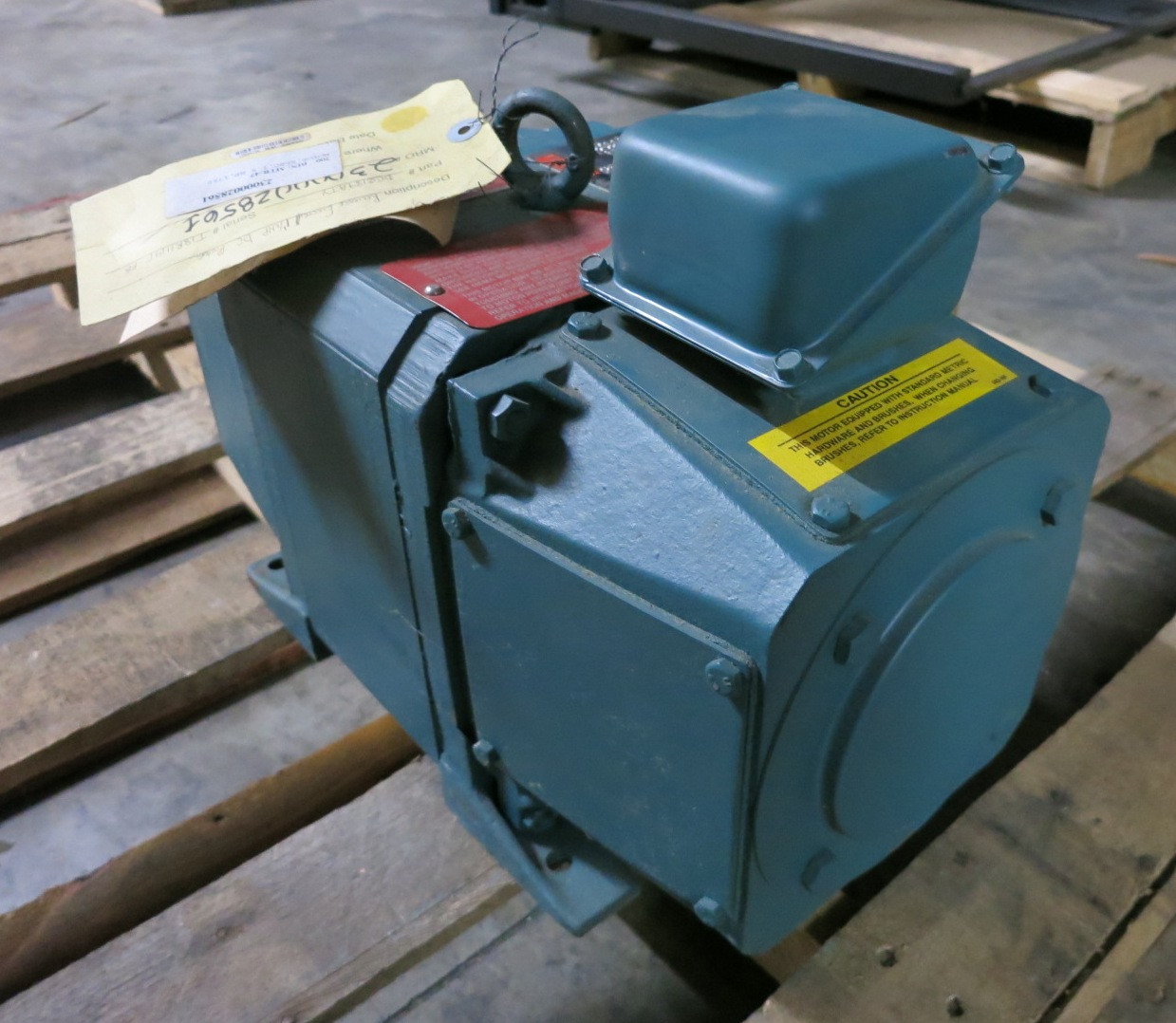 Reliance Electric 1.5 HP DC Motor DC0189ATY 1750 RPM III 180V TENV 1.5HP 7.2A (DW8059-1)