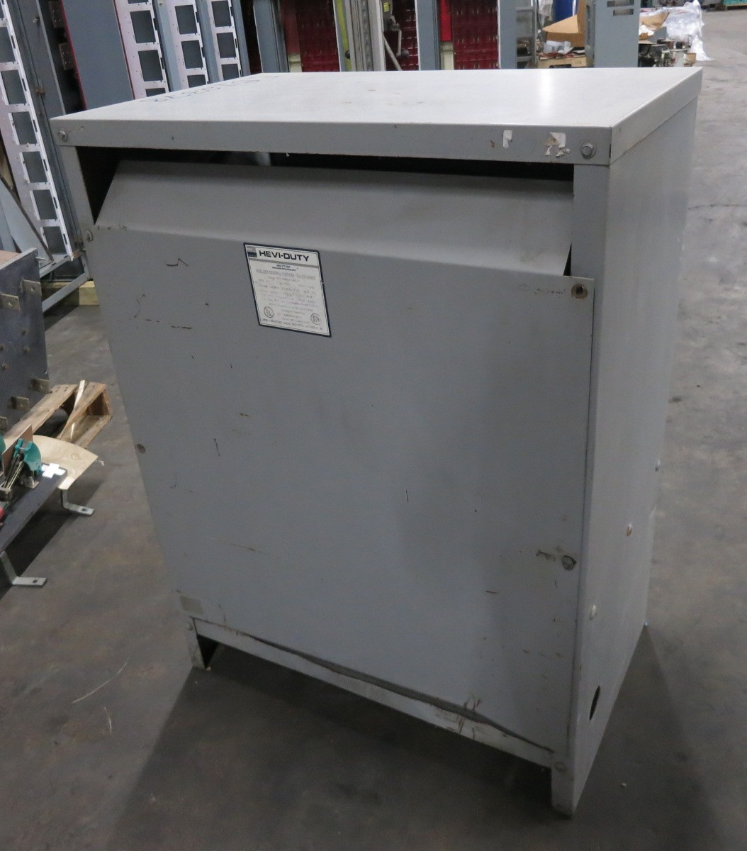 Hevi-Duty 50 kVA 120Y/69 - 480 Delta 3PH Step-Up Transformer T1950H50S 120V 480V (EBI2378-1)