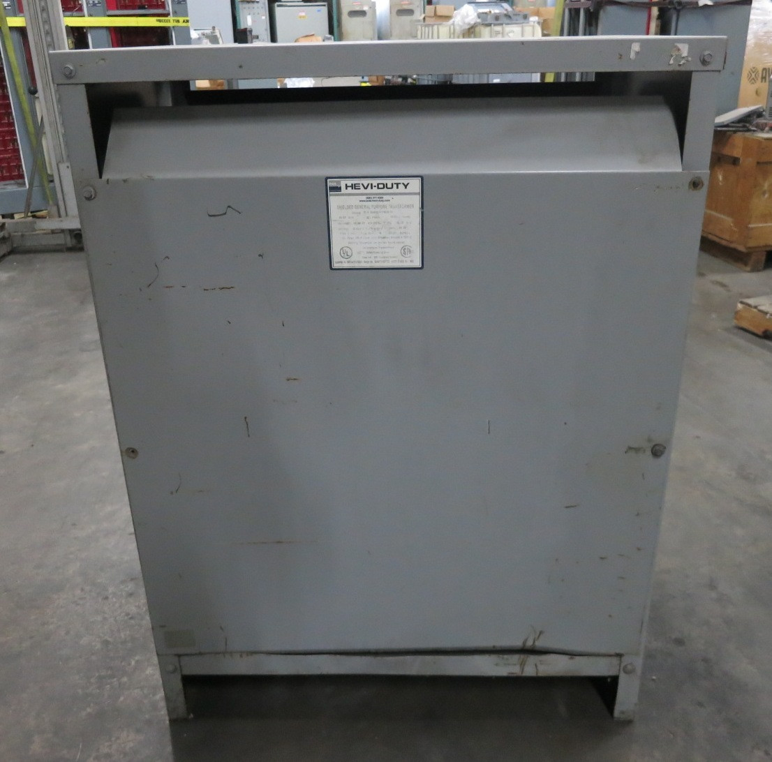 Hevi-Duty 50 kVA 120Y/69 - 480 Delta 3PH Step-Up Transformer T1950H50S 120V 480V (EBI2378-1)