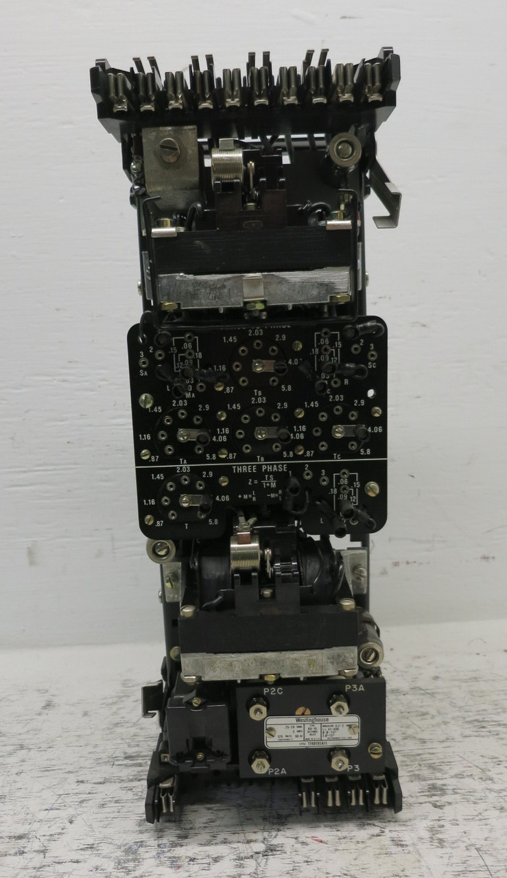 Westinghouse 719B195A11 Type KD-10 Distance Relay ABB KD10 5A 120V (No Case) (DW8074-4)