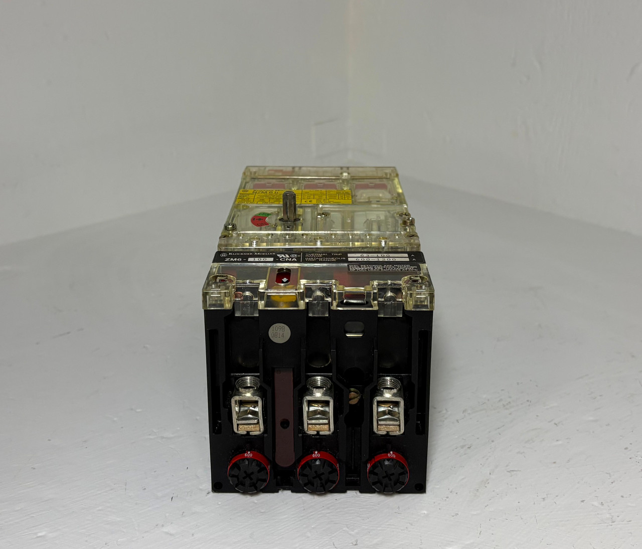 Klockner-Moeller NZM6B-100 100A Breaker ZM6-100-CNA 600V 3P NZM 6 b-100 Amp (EM5889-1)