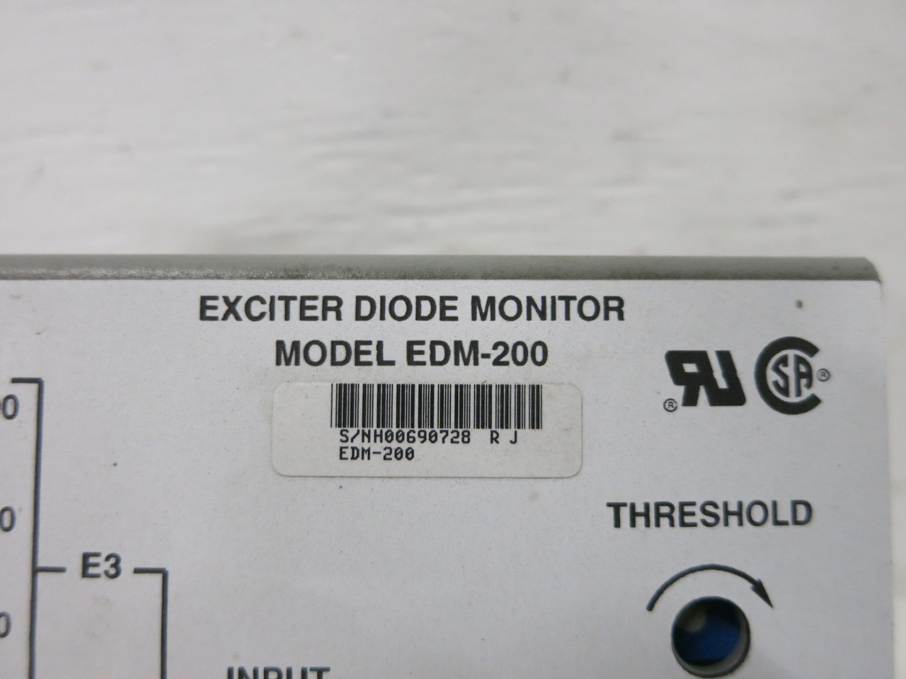 Basler Electric EDM-200 Exciter Diode Monitor Module Relay EDM200 9177201001 (DW8076-4)