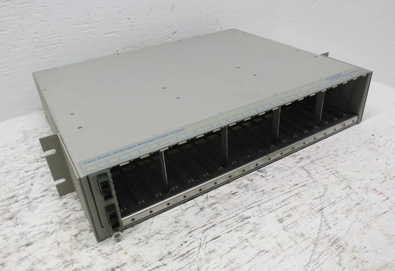 Image of Omnitron 8205-2 iConverter Triple-Power-Redundant Power Chassis 19 Slot OST Rack