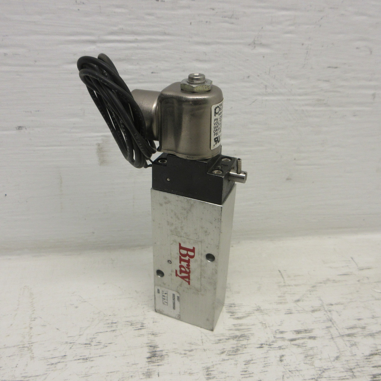 Peter Paul O53Z0091JCP Solenoid Operator 120VAC 150PSI 6W w/ Bray 60025070900533 (AH1117-1)
