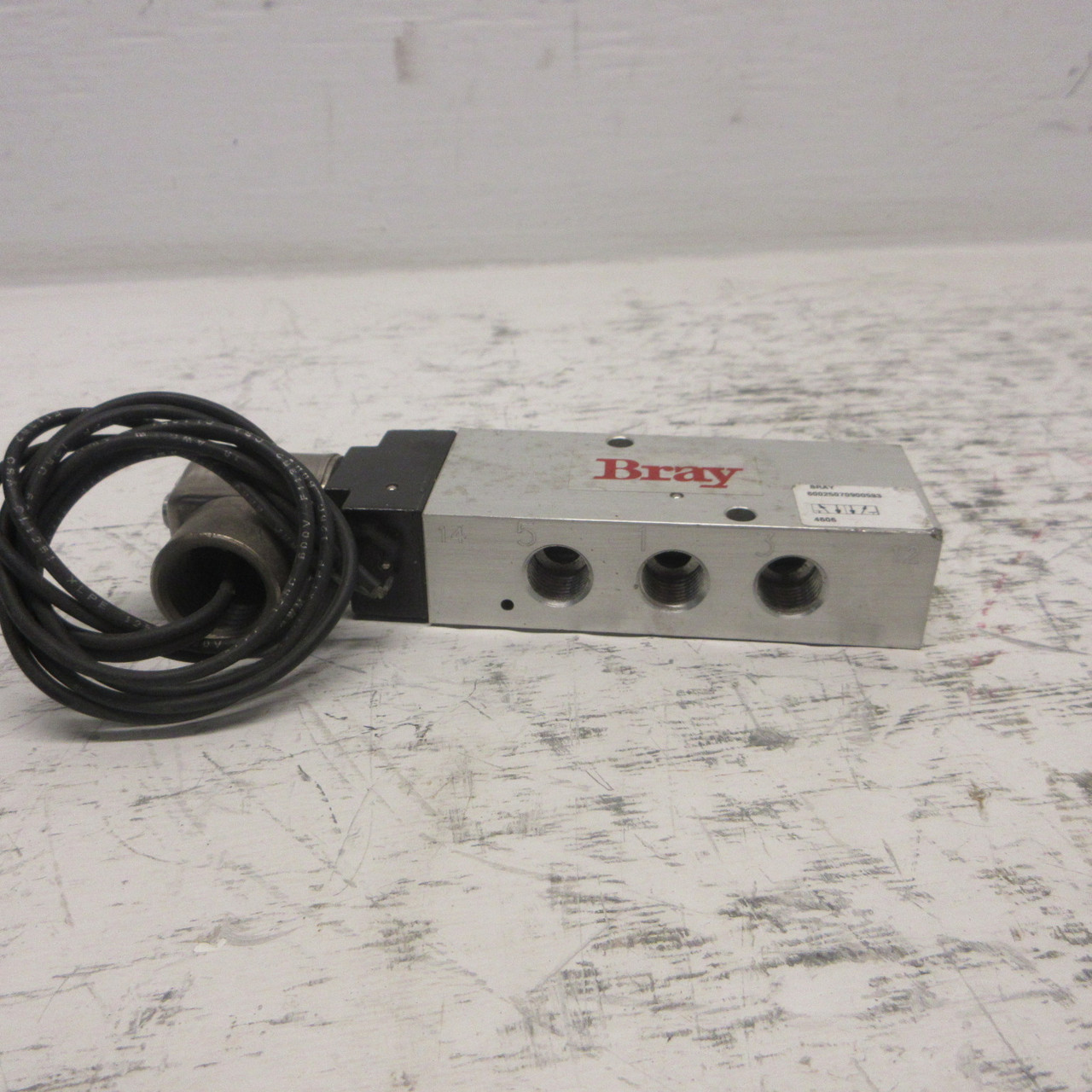 Peter Paul O53Z0091JCP Solenoid Operator 120VAC 150PSI 6W w/ Bray 60025070900533 (AH1117-1)