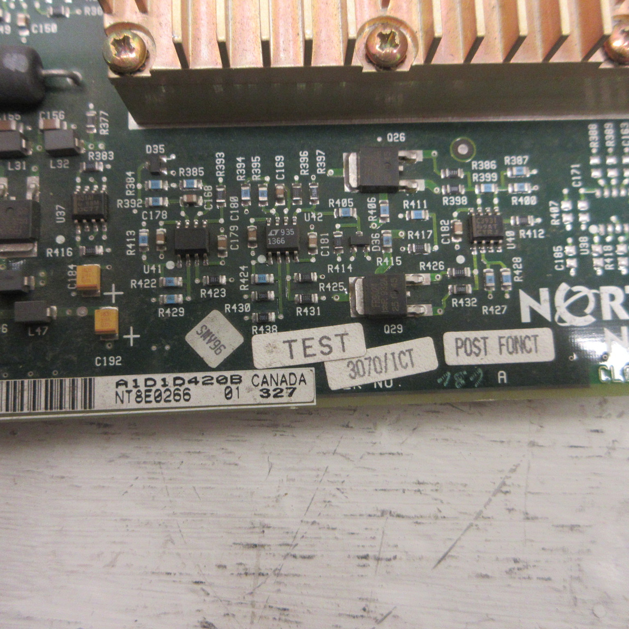 Nortel Northern Telecom NT8E02DE SNR1740BAA OC48 STM16 Integrated Rx Wideband (AH1120-2)