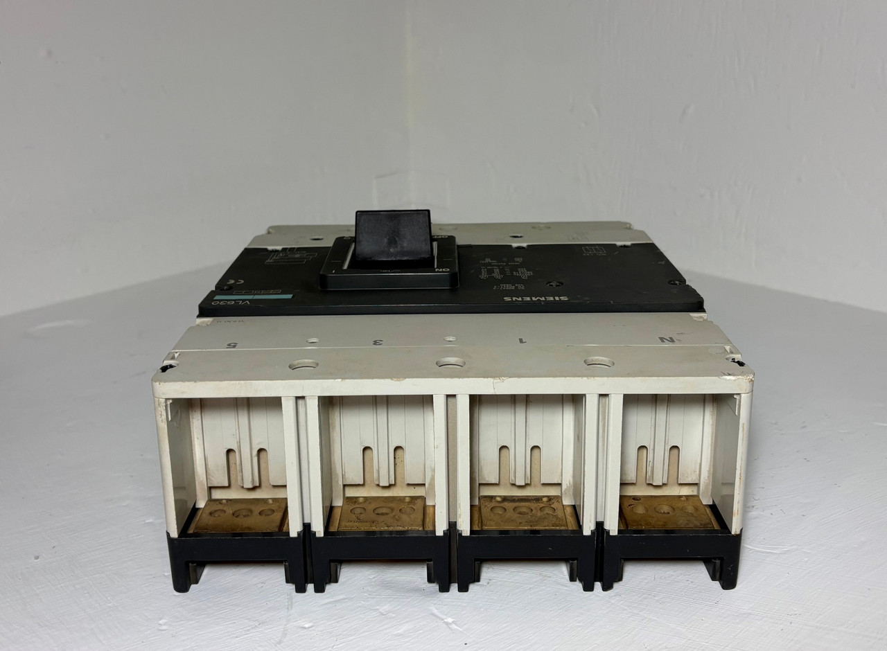 Siemens VL630 H 630A 4P Circuit Breaker 3VL5763-2AA46-0AA0 600V 4 Pole 630 Amp (EM5898-1)