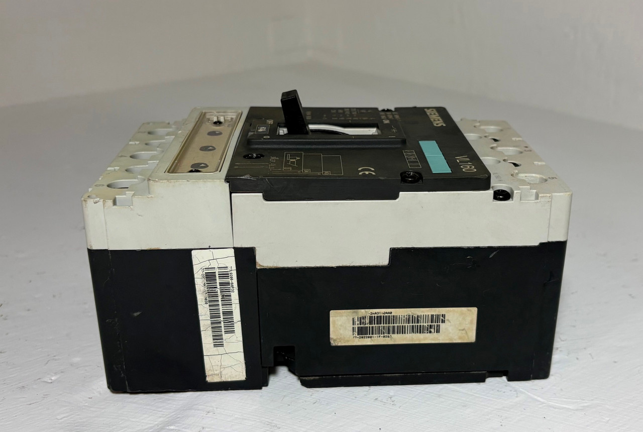 Siemens VL160 63A Circuit Breaker 3VL2716-2AA31-0AA0 480/600V 3 Pole 63 Amp (EM5897-1)