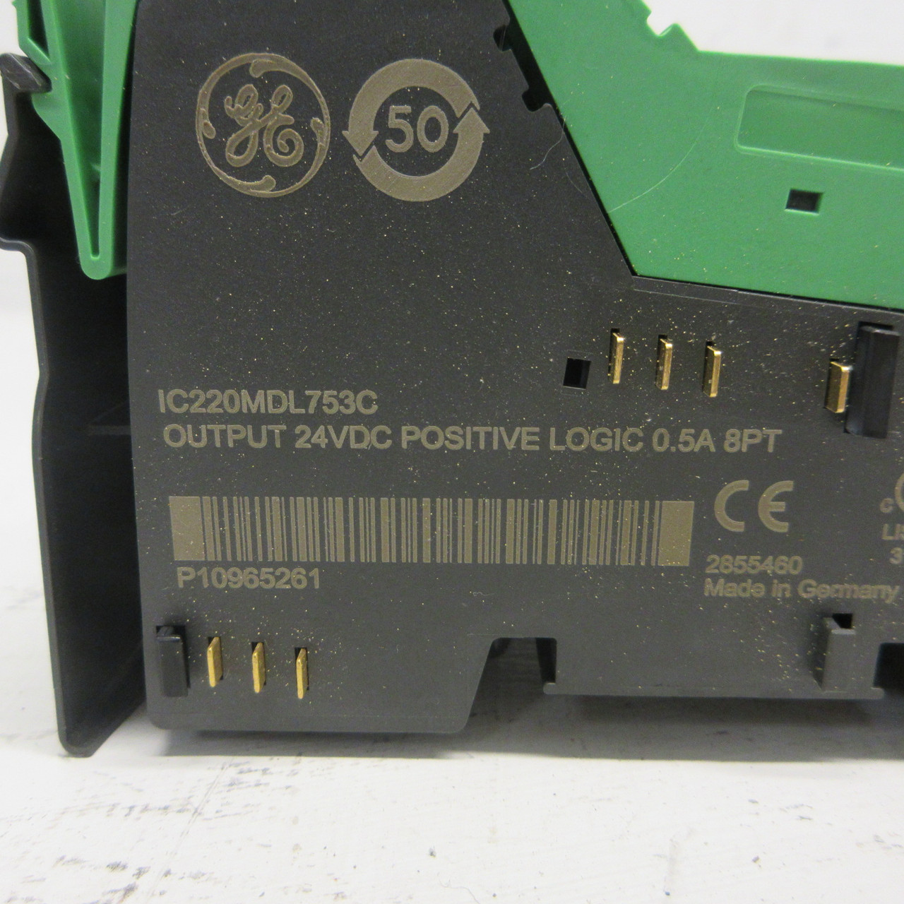GE General Electric IC220MDL753C Input 24VDC Positive Logic 0.5A 8PT Module PLC (AH1124-2)