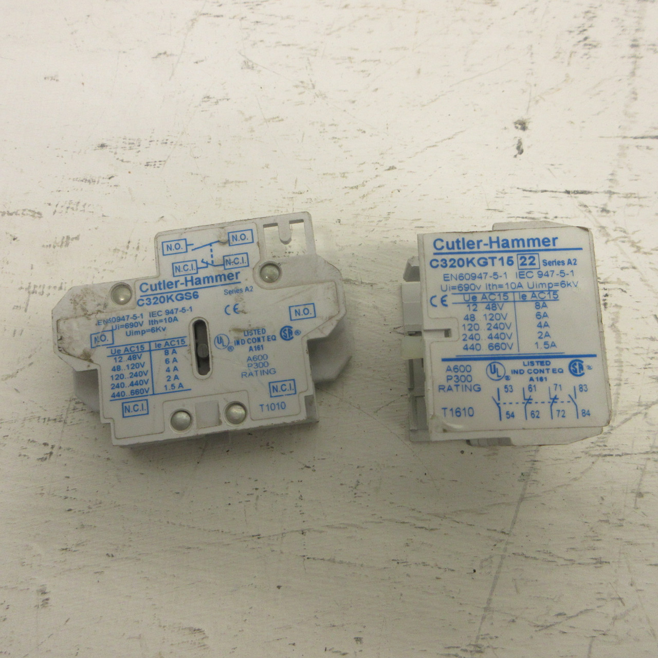 Cutler-Hammer Eaton AN14GN0 Size 2 Starter 25HP 45A 120V Coil w/ C396A2A045SELFG (AH1125-7)