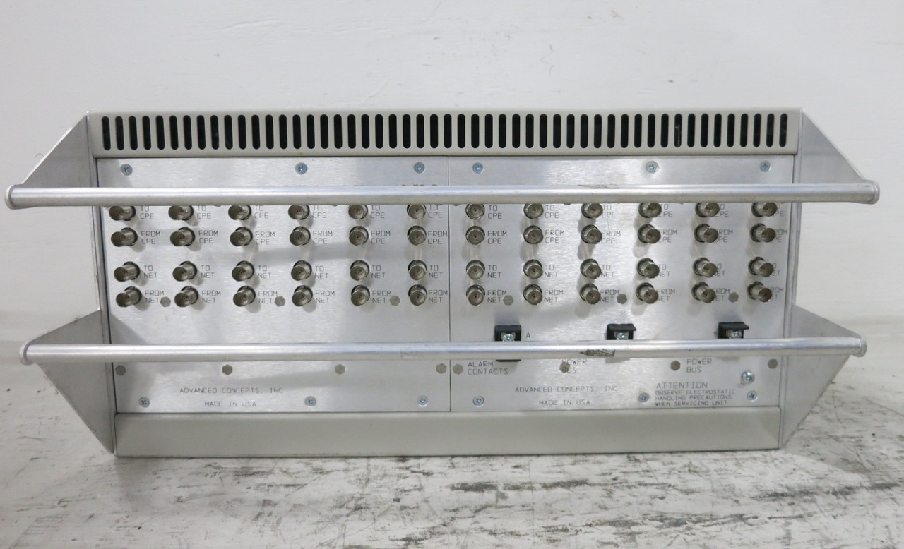 Advanced Concepts ACI-2098 12 Module Housing Slot Chassis DS3-NIU Comadex CD-012 (DW8083-1)