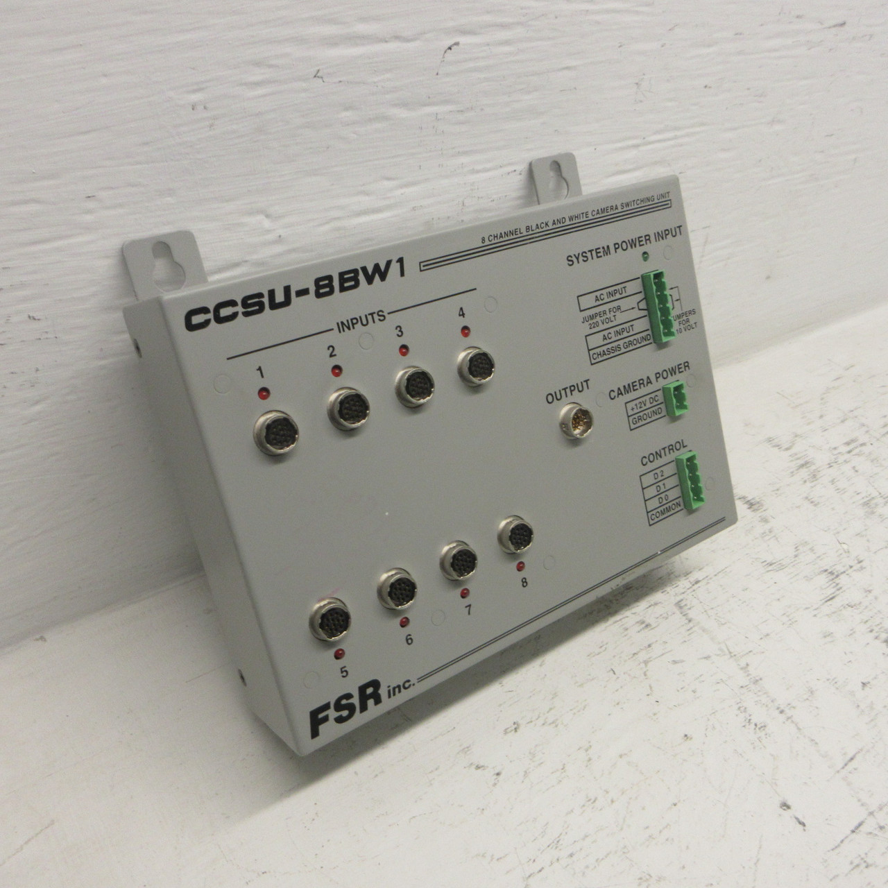 FSR Inc. CCSU-8BW1 8 Channel Black And White Camera Switching Unit 8CH CCSU8BW1 (AH1131-1)