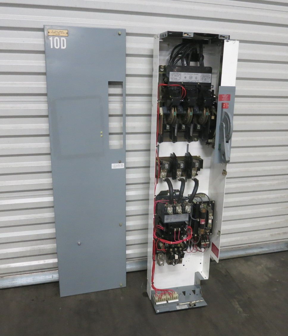 Allen Bradley 2100 Centerline 59" Size 5 Starter 200 Amp Fusible MCC Bucket Sz5 (BJ1106-2)