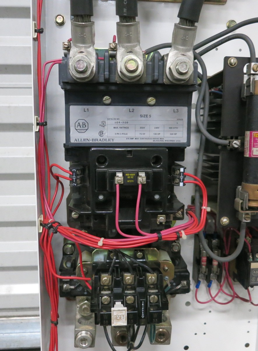 Allen Bradley 2100 Centerline 59" Size 5 Starter 200 Amp Fusible MCC Bucket Sz5 (BJ1106-2)