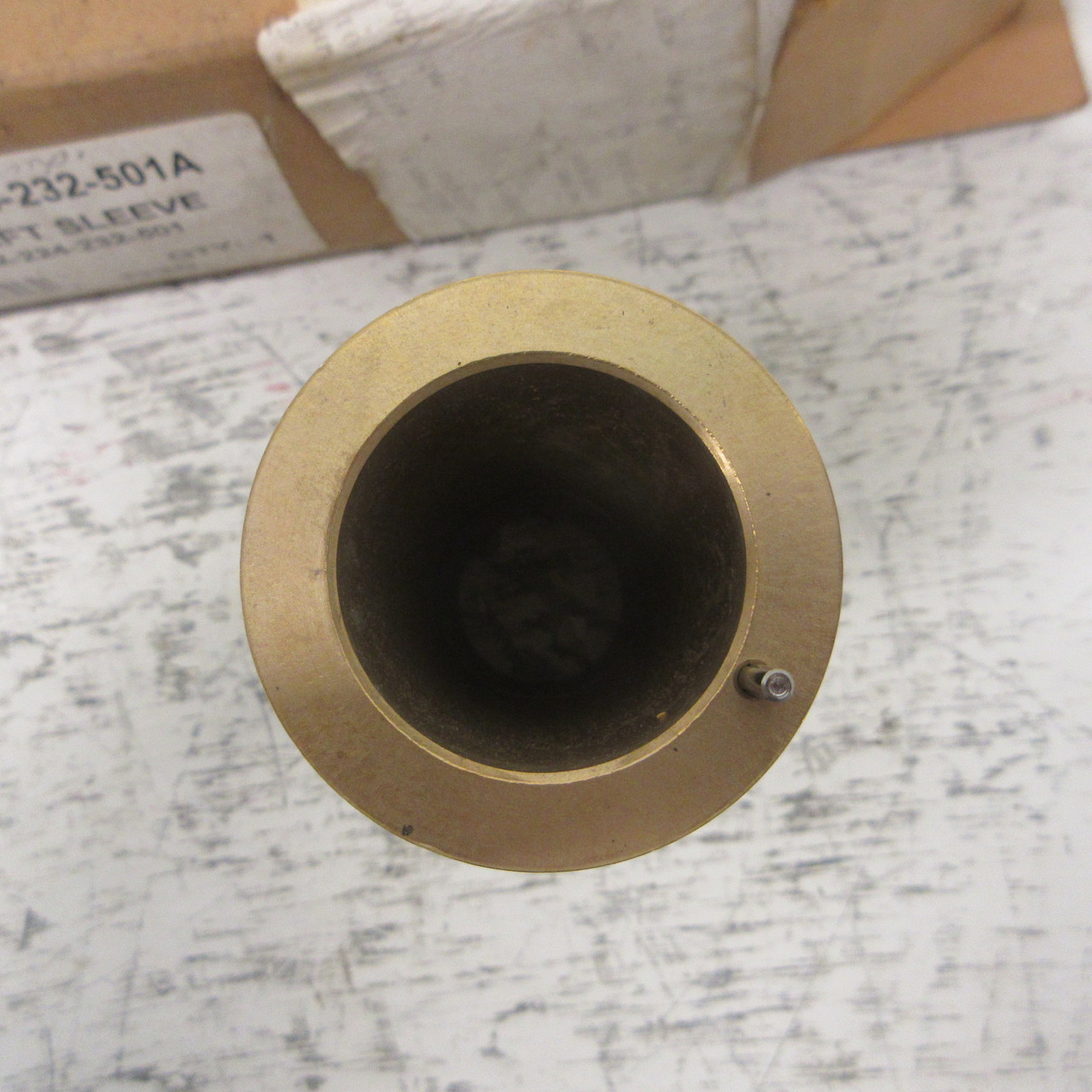 NEW ITT 52-224-232-501A Goulds Bronze Pump Shaft Sleeve w Pin 52-224-232-501 NIB (AH1135-1)