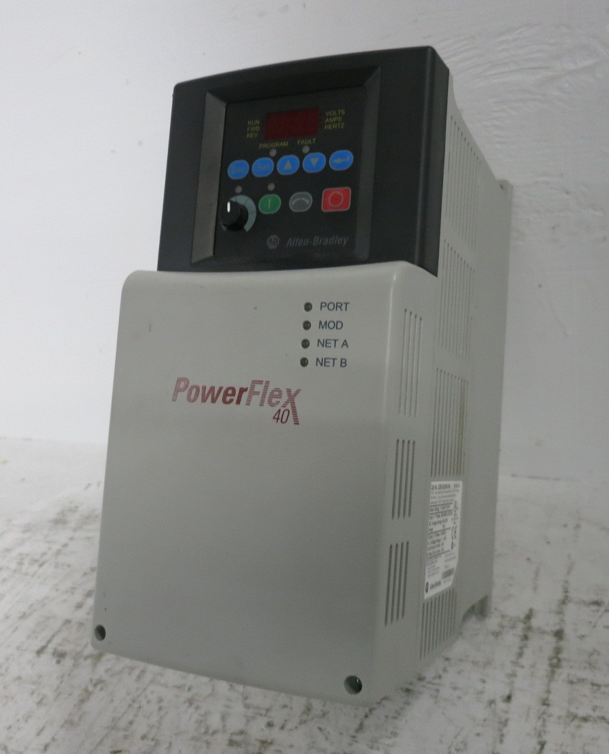 Allen Bradley 22B-D024N104 Ser A 15 HP PowerFlex 40 AC VS Drive 480V VFD 3.03 (DW8096-1)