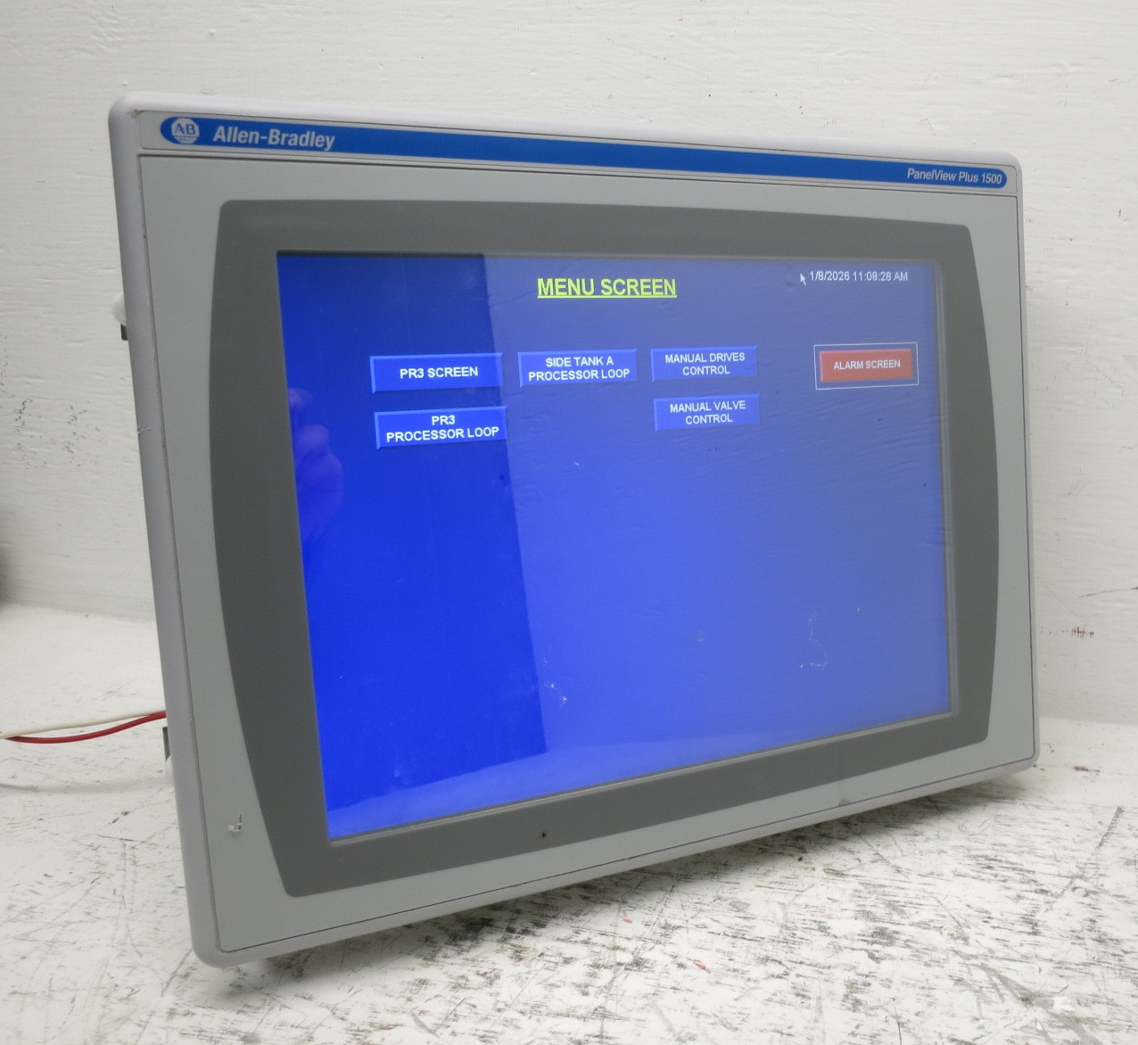 Allen Bradley 2711P-RDT15C PanelView Plus 1500 Touch Terminal 2711P-RP2X Logic (DW8101-1)