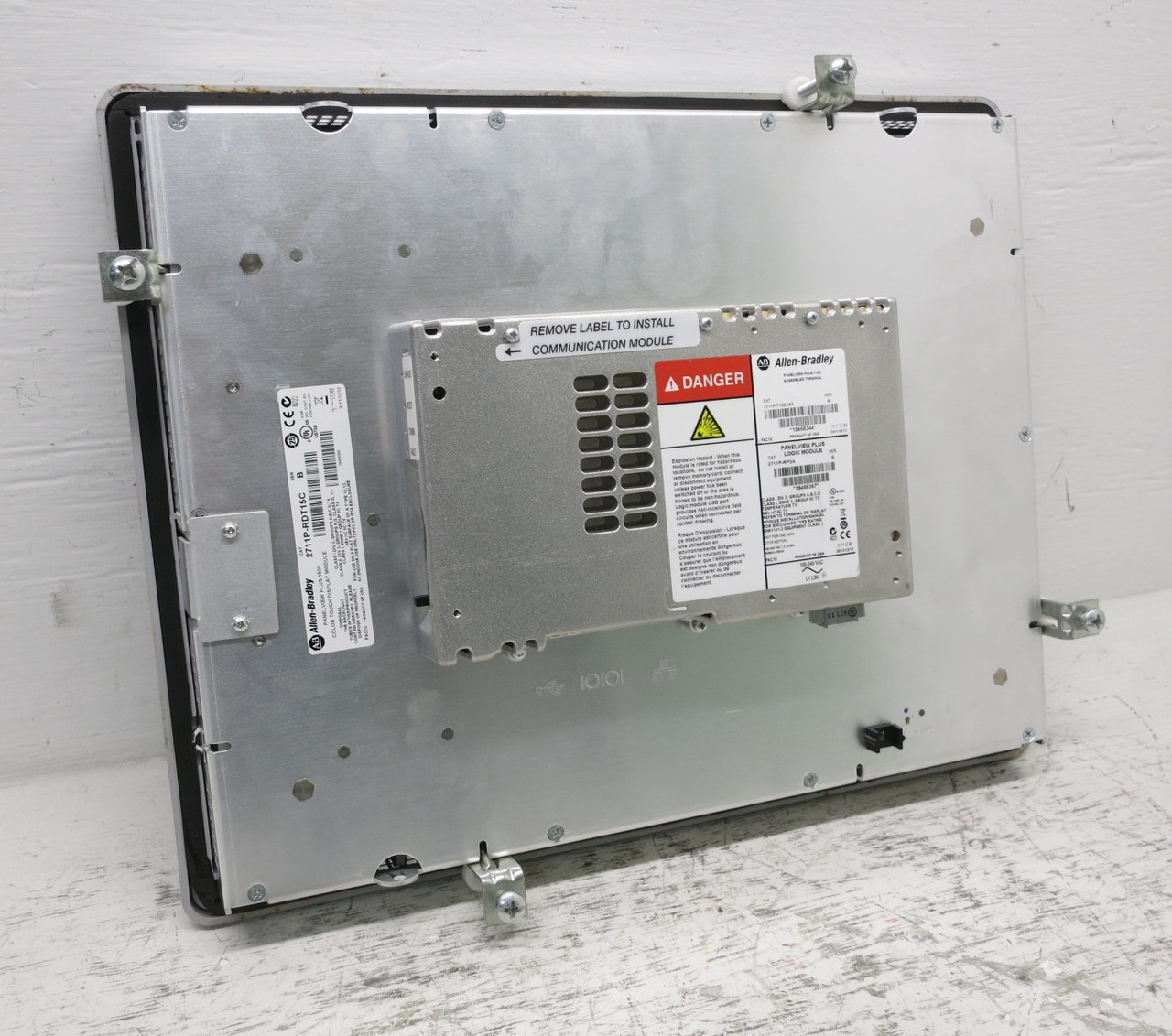 Allen Bradley 2711P-T15C4A2 PanelView Plus 1500 Terminal PLC RDT15C Touch HMI (DW8100-1)