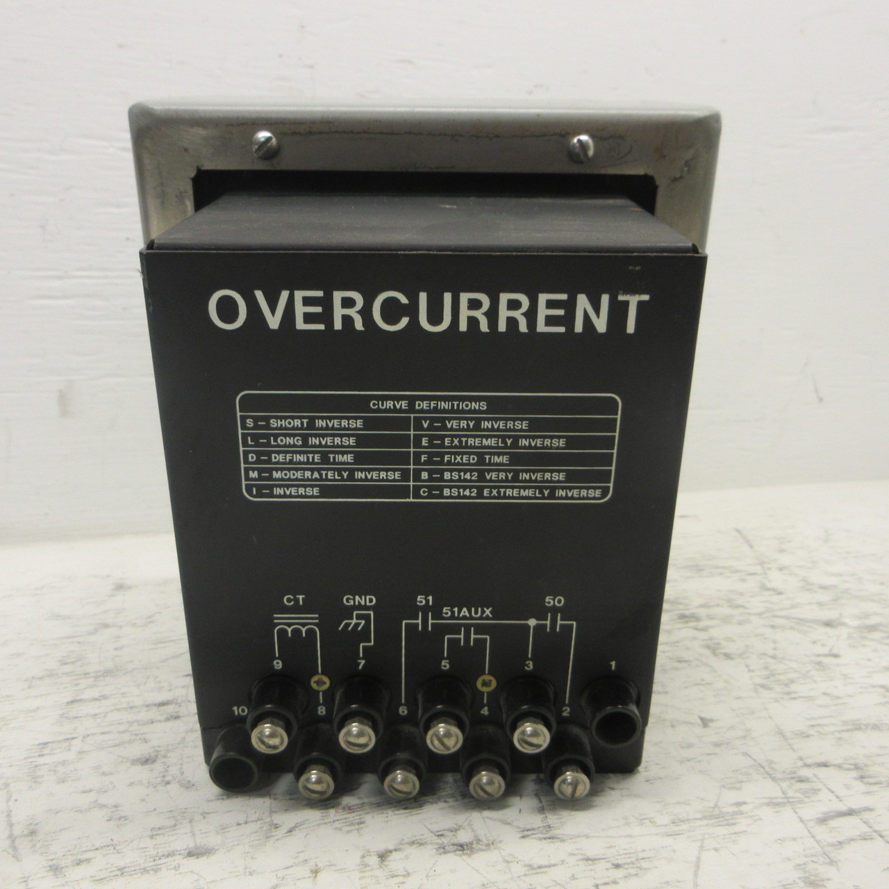 Basler Electric BE1-50/51B-105 Overcurrent Relay Solid State Protective CHIPPED (AH1141-1)