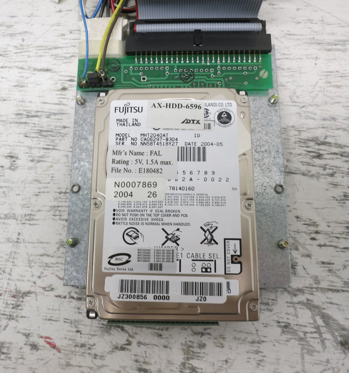 TEAC FD-235HS External Micro Floppy Disc Drive Fd-235HF AX-HDD-6596 19308122-13 (DW8104-1)