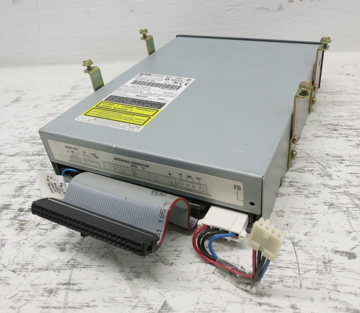 TEAC CD-W512S-B89-U CD-RW CD Rewritable Drive SCSI Interface 12x10x32 (DW8103-1)