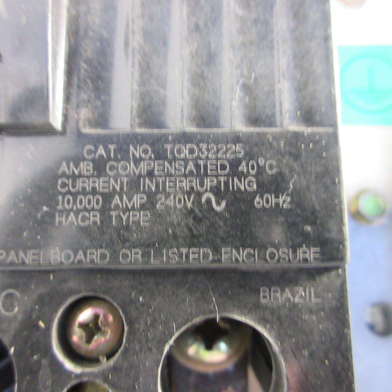 GE AQL3422ATX AXB4M9 225A 208Y/120V Series II Panelboard Interior 3PH 4W 225 Amp (AH1151-3)