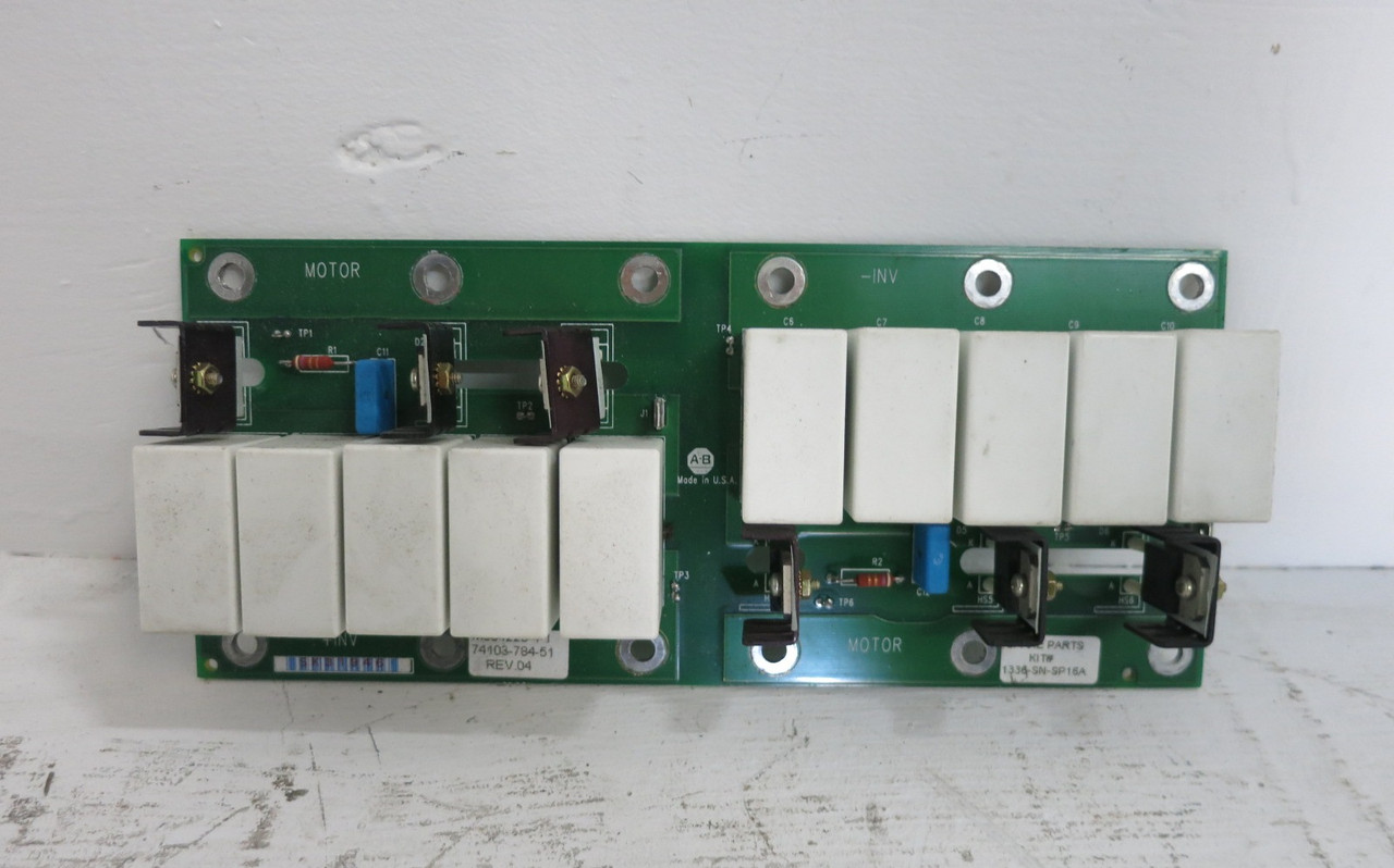 Allen Bradley 74103-784-51 Rev 04 Inverter Snubber Board 1336 AC VS Drive PCB (DW8108-1)