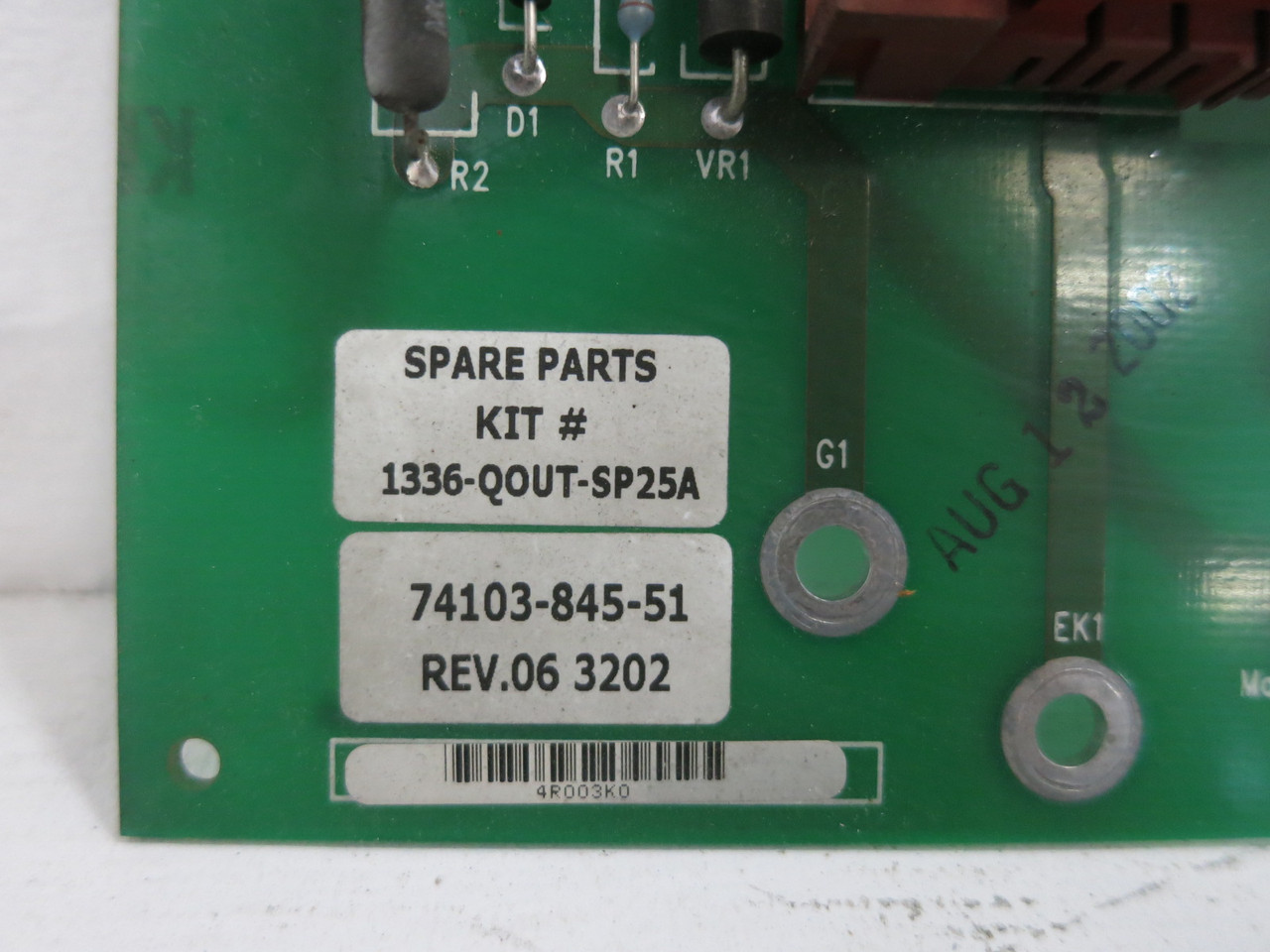 Allen Bradley 74103-845-51 06 Gate Interface Board AC VS Drive 1336-QOUT-SP25A (DW8106-3)