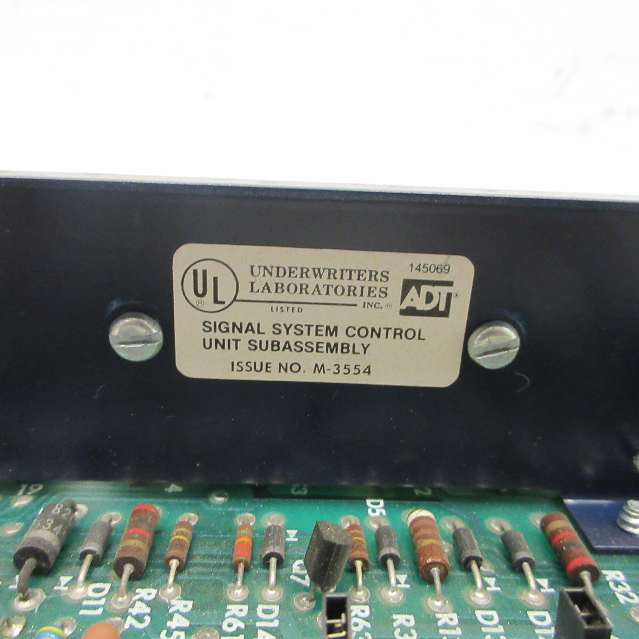 ADT 4520-838 Signal System Control Unit Subassembly 102-FD-4520 ISS. 1 Fire PLC (AH1161-1)