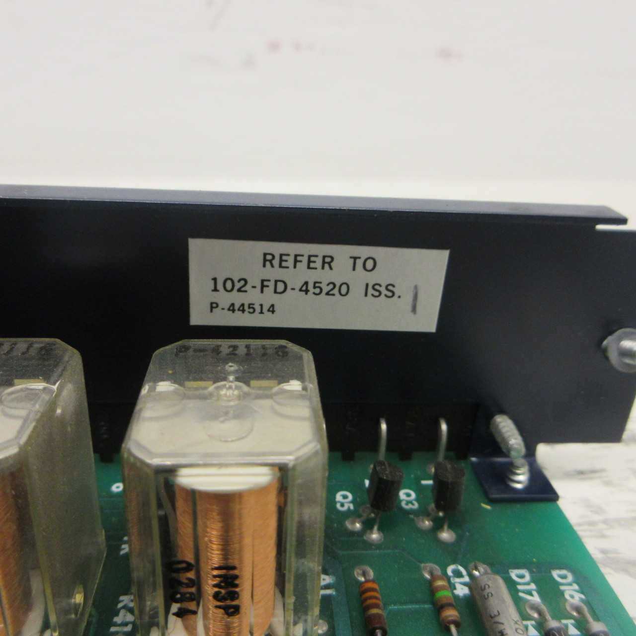 ADT 4520-838 Signal System Control Unit Subassembly 102-FD-4520 ISS. 1 Fire PLC (AH1161-1)