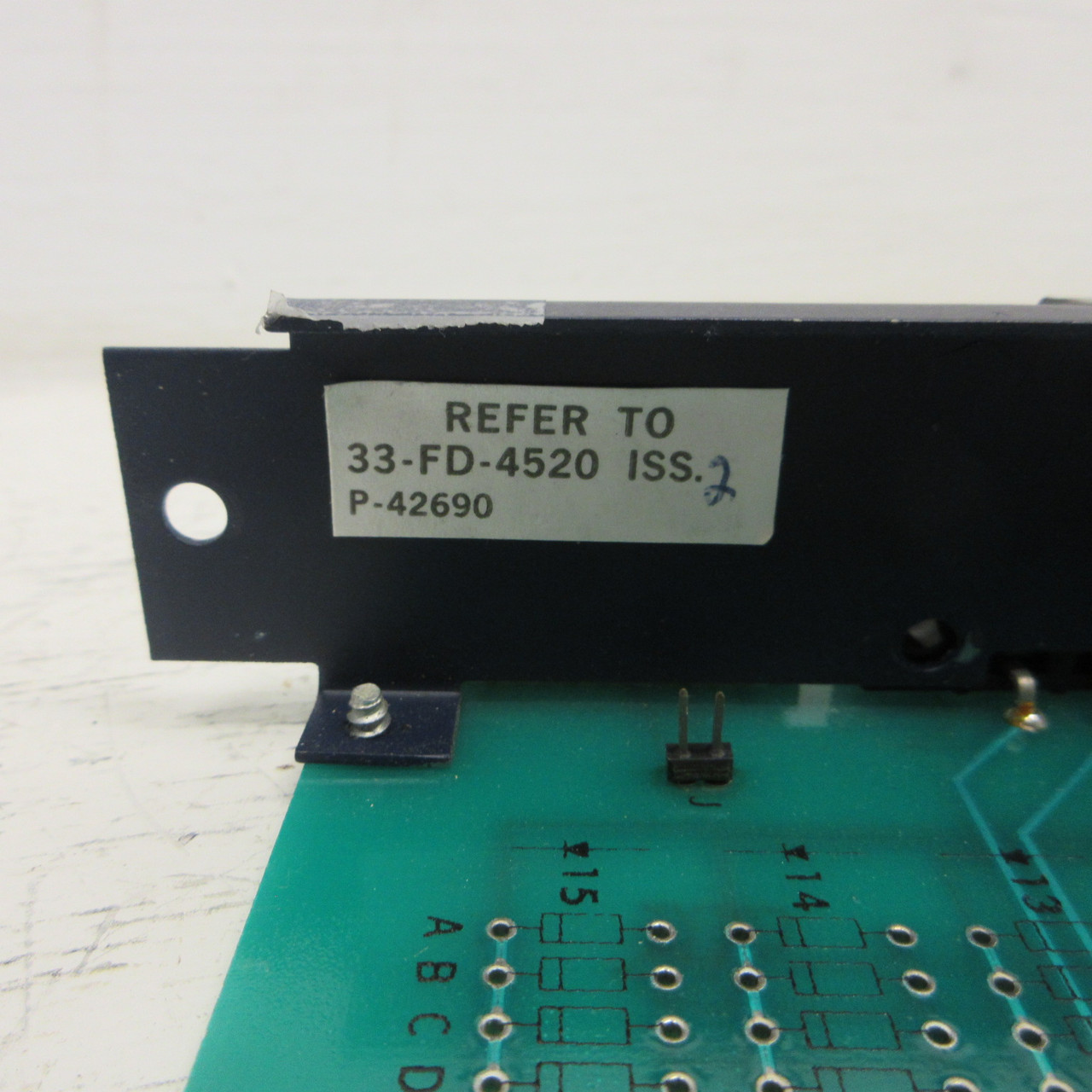 ADT 4520-039 Program Module Fire Alarm PLC Module Unit 33-FD-4520 ISS. 2 P-42482 (AH1158-5)