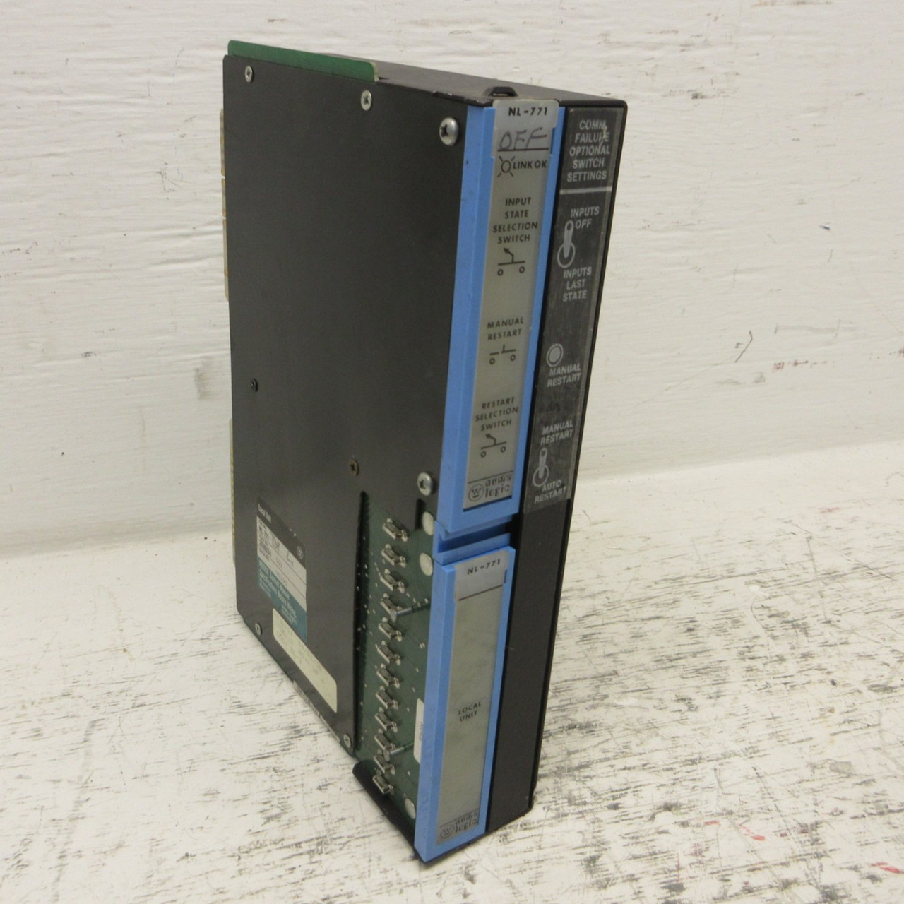 Westinghouse Numa Logic NL-771 Local Unit Style: 2618D34 G01 PLC Board NL NL771 (AH1164-1)