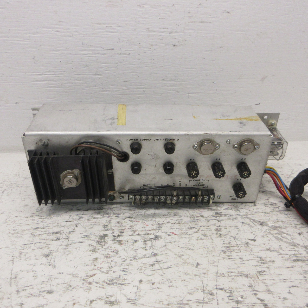 ADT ADT 4520-810 Power Supply Unit For Fire Alarms 22-FD-4520 ISS. 3 R 16207P (AH1163-1)