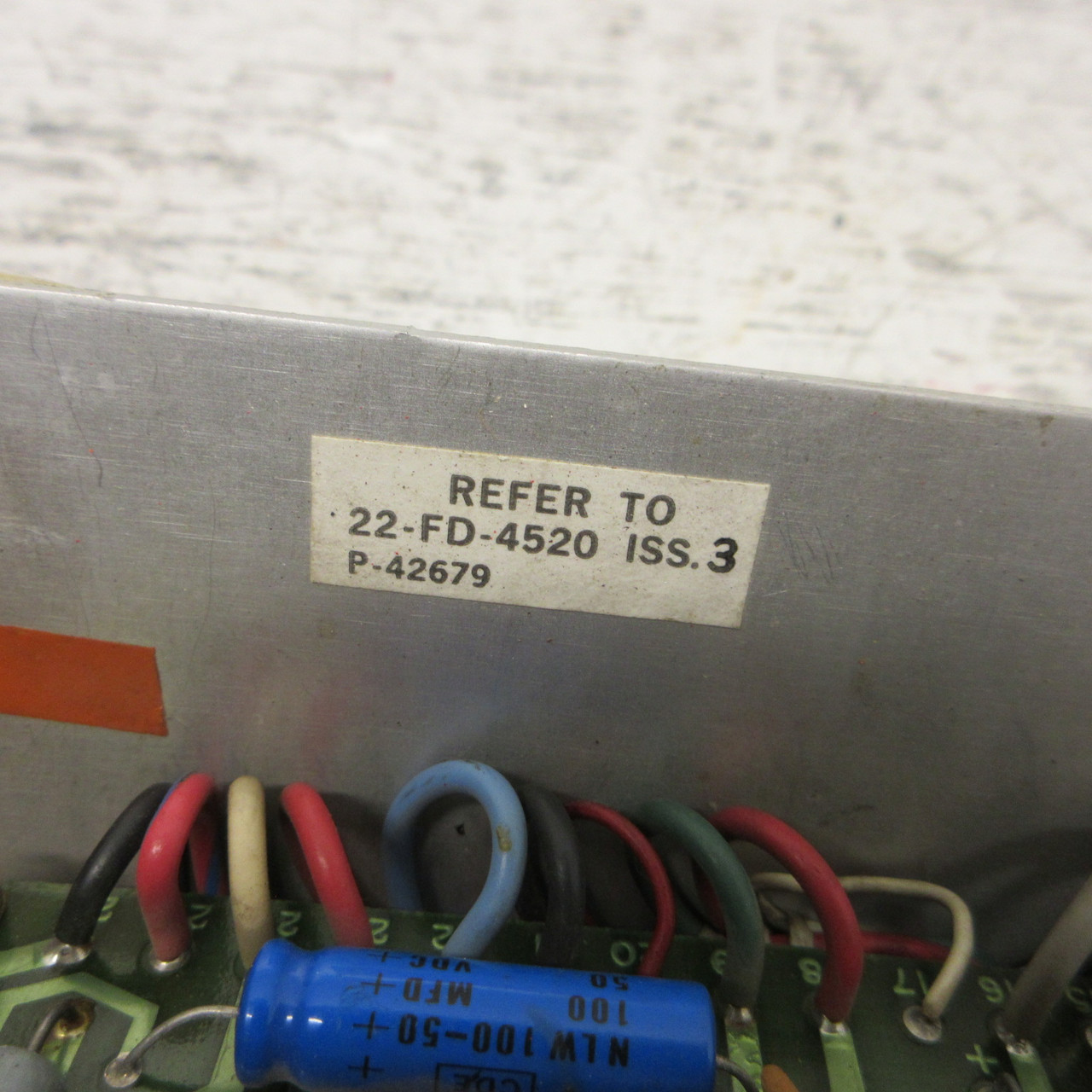 ADT ADT 4520-810 Power Supply Unit For Fire Alarms 22-FD-4520 ISS. 3 R 16207P (AH1163-1)