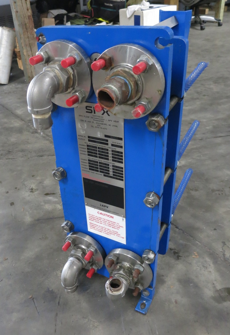 SPX APV SR1 Heat Exchanger 150 PSIG 300 F Flow Technology Heat Transfer (DW8118-2)
