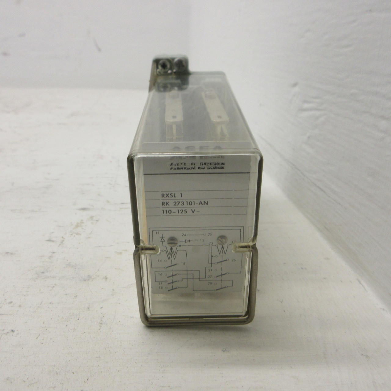 ASEA RXSL-1 Combiflex Timing Relay RXSL1 RK 273101-AN 110-125V RXSL 1 Sweden (AH1177-2)