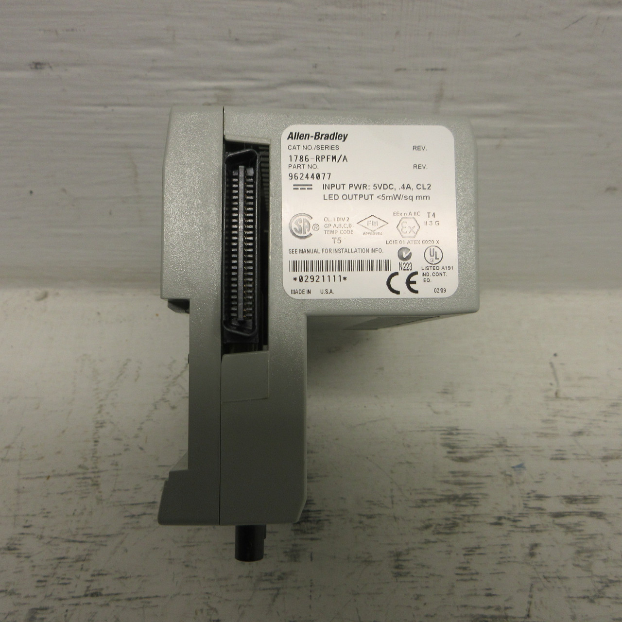 Allen Bradley 1786-RPFM Ser A ControlNet Fiber Module 96244077 1786-RPFM/A Din (AH1178-1)