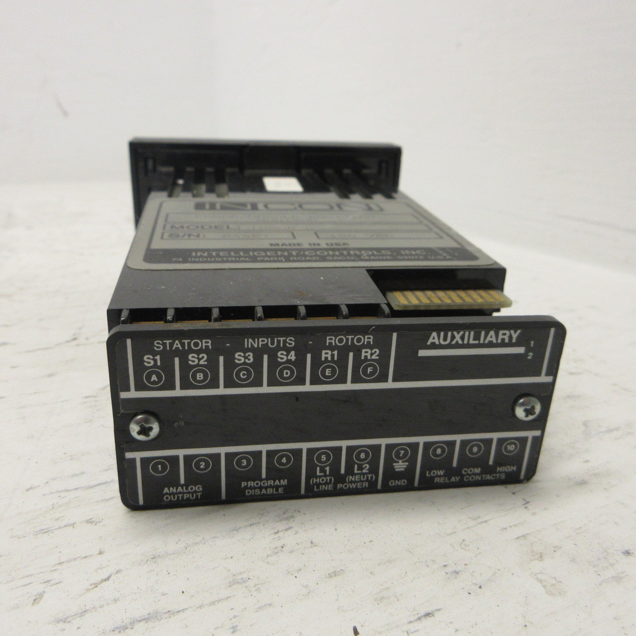 INCON 1250B-0 Programmable Position Monitor 1250A In Con Panel Meter 120VAC USA (AH1179-1)