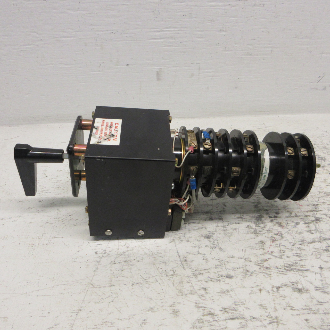 Electroswitch 8858DC Series 24 CSR Rotary Switch Breaker Control 600V 125VDC (AH1181-5)