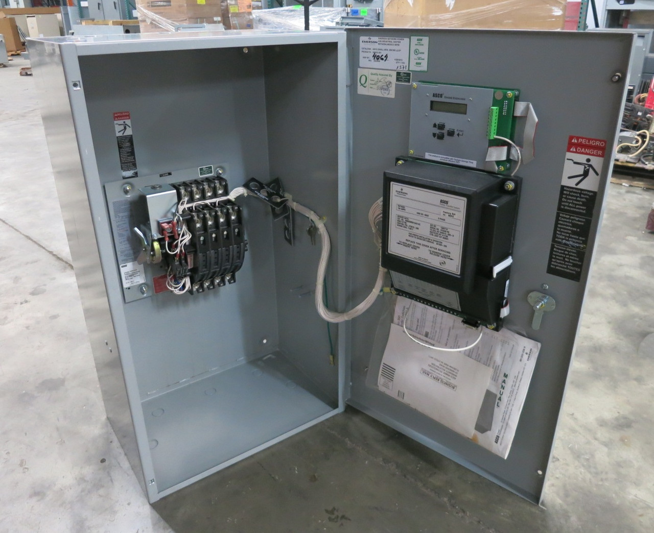 NEW ASCO D00300B30104N1XC 104A 480V Automatic Transfer Switch 104 Amp 473670-006 (DW8126-1)