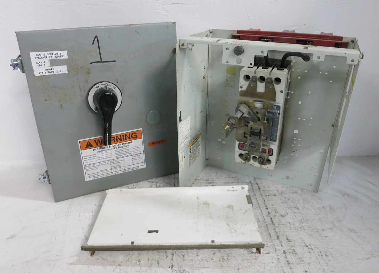 Cutler Hammer 2100 250A Breaker 18" MCC Feeder Bucket 250 Amp HMCP Motor Control (DW8128-3)