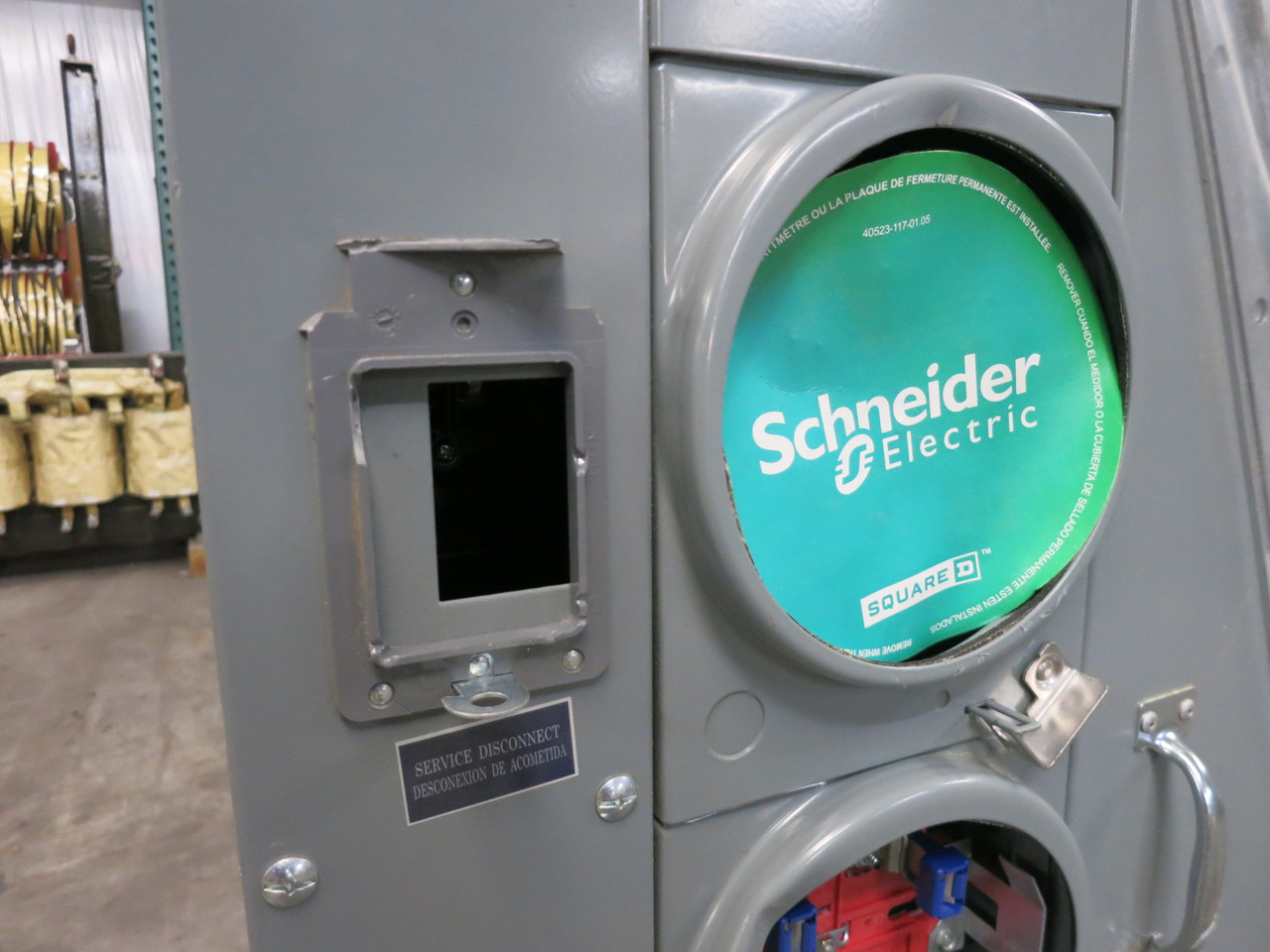 NEW Square D MPR66-125 6 Socket Meter Center 600A Bus 125A 120/240V Meter-Pak (DW8123-1)