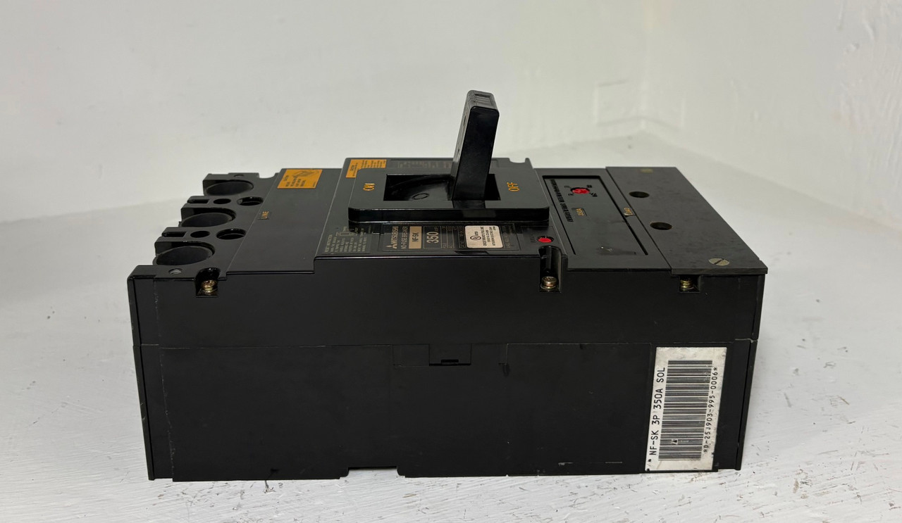 Mitsubishi NF-SK3350 350A No-Fuse Circuit Breaker NF-SK 3P 600V NFSK3350 350 Amp (EM5912-1)