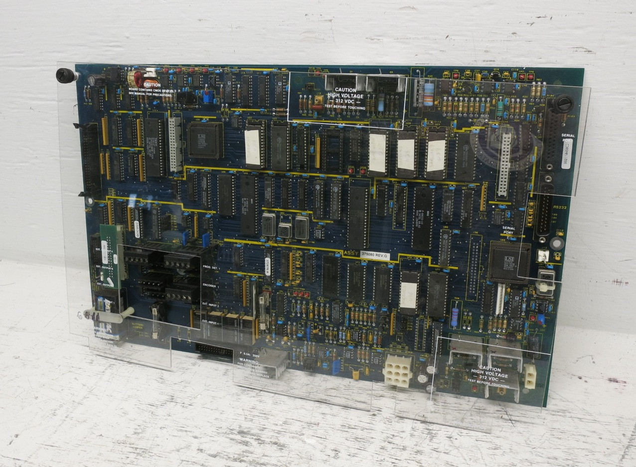 Image of VideoJet Excel 375080 Rev G PCB Mother Board Main Control Card 375081-B