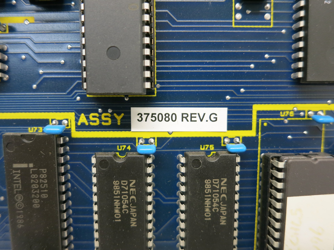 VideoJet Excel 375080 Rev G PCB Mother Board Main Control Card 375081-B (DW8132-1)