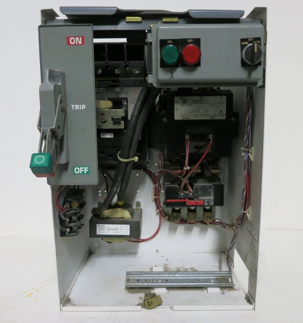 Square D Model 6 150A Breaker Size 4 Starter 21" MCC Bucket 150 Amp KAP 600V (DW8130-3)